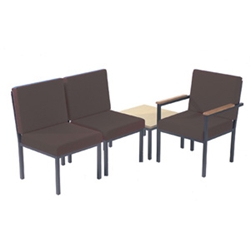 Sturdy steel tubular frameDeeply cushioned seat and angled backrestWxDxH: 520x660x790mm