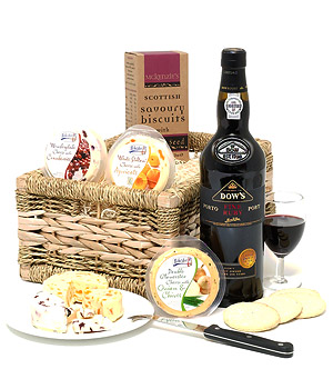 Unbranded Gift Hamper - Port and Cheese Hamper