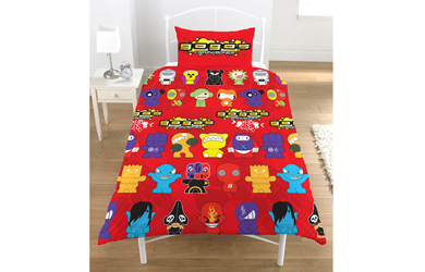 Unbranded Gogo` Crazy Bones Duvet and Pillowcase Set