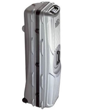 11 inch hard golf flight case. Large capacity holds bags up to 11 inches in diameter and drivers up 