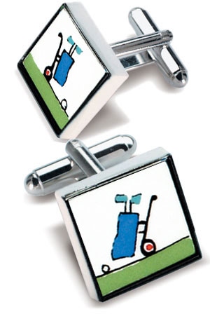 Unbranded Golf Trolley Cufflinks