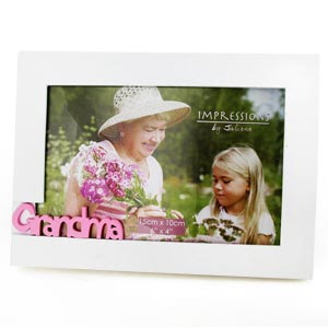 Unbranded Grandma 6 x 4 White Photo Frame