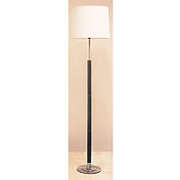 Gresham Complete Floor Lamp Dark Wood Effect