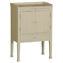 Gustavian cream painted bedside cabinet furniture