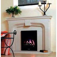 Fires & Fireplaces - Haddonstone Manor Keystone Stone Fireplace