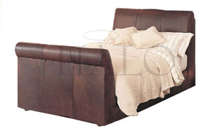 Halo- Wellington- Super Kingsize Leather Bed