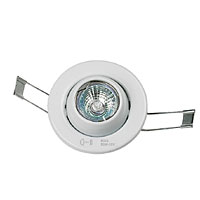 Halogen Downlight Kit White Eyeball 85mm