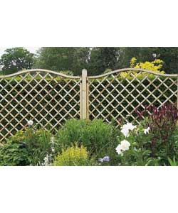 Unbranded Hanbury Fencing - 4 Panels and 5 Posts