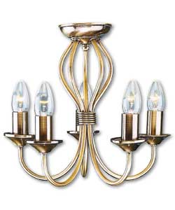 Hanover Antique Brass 5 Light