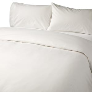 Hanover Cotton Duvet Cover- Double- Oyster