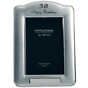 Unbranded Happy 30 Birthday Plaque Photo Frame