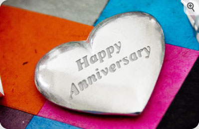 Unbranded Happy Anniversary Pebble