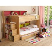 Unbranded Harbour Natural Storage Bunk Bed