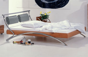 Hasena- The Nerja- 5FT Kingsize Wooden Bedstead