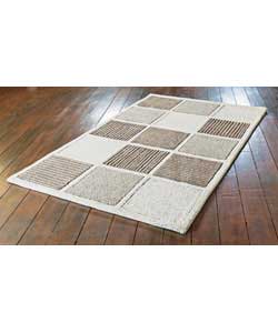 Unbranded Hatton Blocks Wool Rug 180 x 120cm