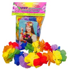 Includes 1 lei, 1 headband and 2 bracelets