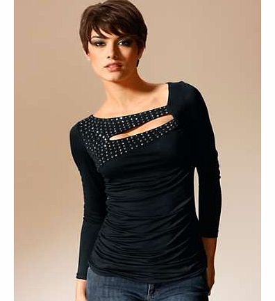 Unbranded Heine Asymmetrical Neck Top