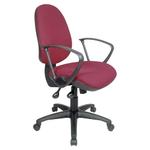 High Back Synchronised Chair-Burgundy