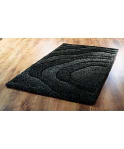 Unbranded Himalalya Shaggy Rug - Black 160 x 120cm