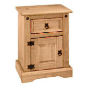 Unbranded Honduras Bedside cabinet, Antique pine