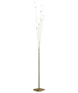 Unbranded Hyatt G4 6 Light Floor Lamp - Brass