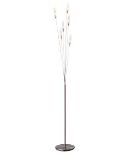 Unbranded Hyatt G4 6 Light Floor Lamp - Satin Nickel