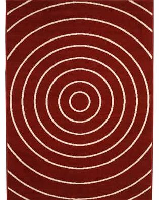 Hypnotic Rug - 160 x 120cm - Red