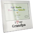 I Love My Grandpa Aluminium Photo Frame