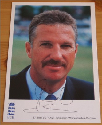 IAN BOTHAM SIGNED ECB COLLECTOR CARD (NO.157)