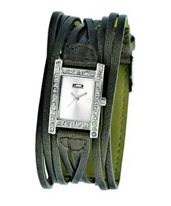 Unbranded Identity London Ladies Metallic Pewter Strap Watch