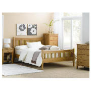 Unbranded Illinois King Bed, Oak And Silentnight Montesa