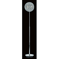 Unbranded IMCFH09214 3FL - Chrome and Crystal Floor Lamp