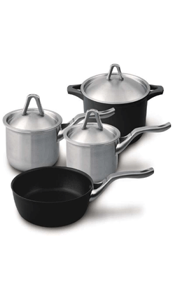 Unbranded In-range 4 piece set (16cm and 20cm saucepans