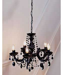 Unbranded Inspire Trudy Black 5 Light Chandelier