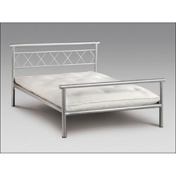 Ipanema 3FT Single Bedstead - Aluminium Finish