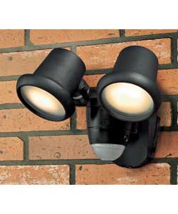 Unbranded IQ Twin Spotlights and PIR Sensor