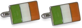 Unbranded Irish Flag Cufflinks