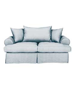 Unbranded Isabelle Metal Action Sofabed - Light Blue