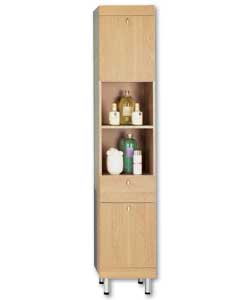 Islington Oak Tall Storage Unit