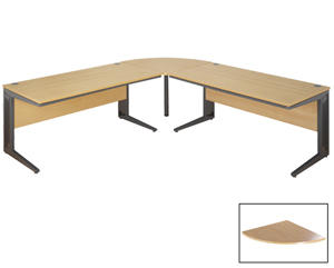 IT elegance 90 degree radial desk link unit