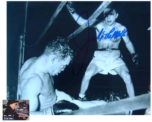 Unbranded Jake LaMotta signed photo