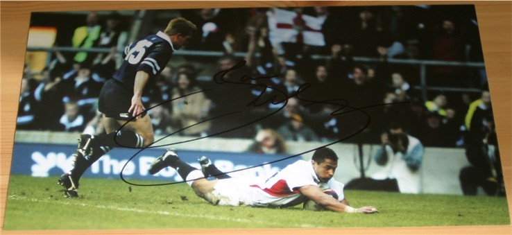 JASON ROBINSON SIGNED 9 x 4.5 COLOUR BOOK PAGE