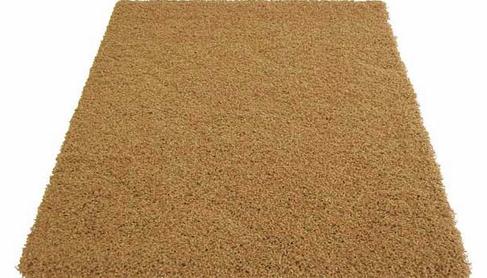 Unbranded Jazz Shaggy Rug - Latte - 80 x 150cm