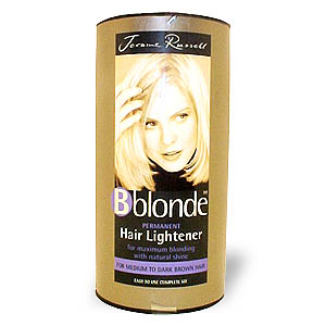 A salon formulation of powder bleach and cream per