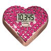 Unbranded Jewelled Diamante Pink Pedometer