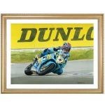 John Reynolds Rizla Suzuki signed print