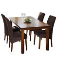 Jumbo Cord Dining Chairs Pair