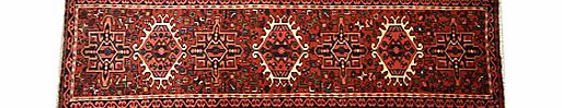 Unbranded Karajeh Handmade Runner, Red, L200 x W75cm