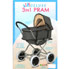 KIDS 3-IN-1 DOLLS PRAM