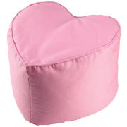 Unbranded Kids Heart Pouffe Pink